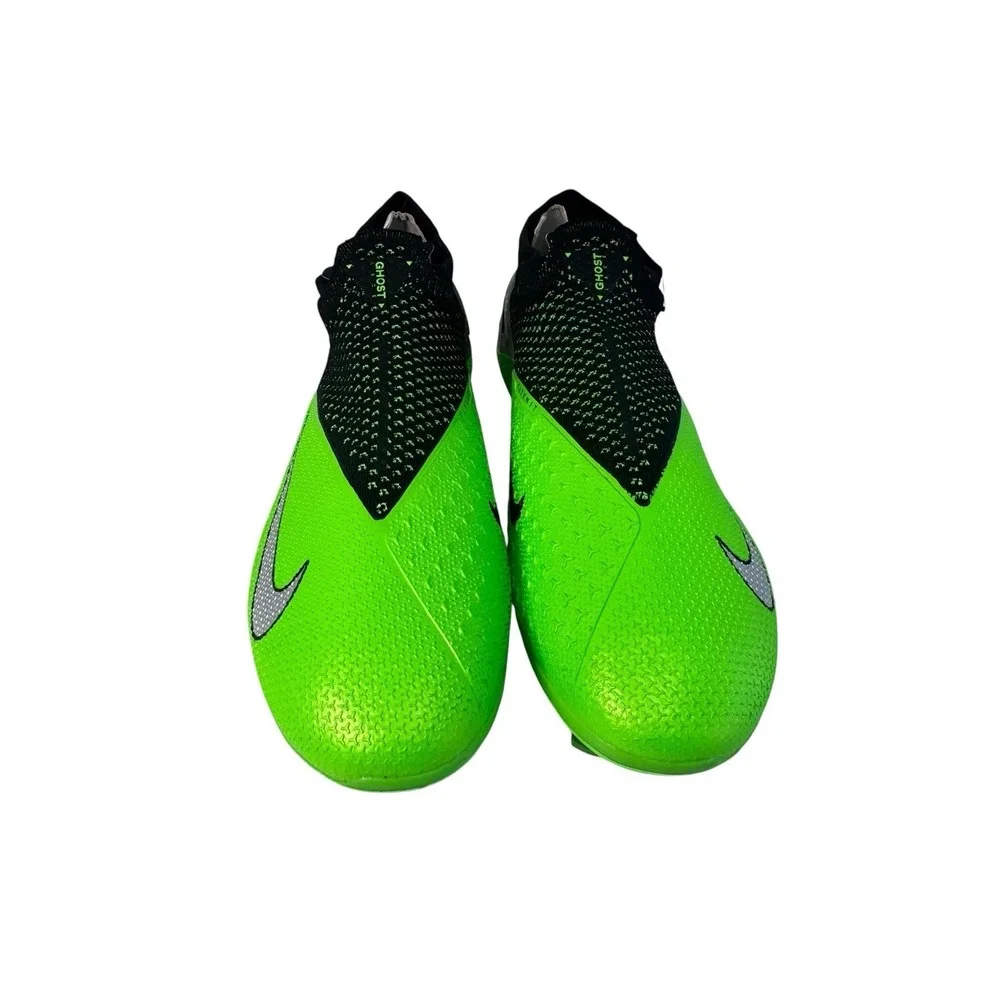 Nike Phantom VSN 2 Elite DF FG ACC Gost Black Platinum Green  CD4161-036 Size 10